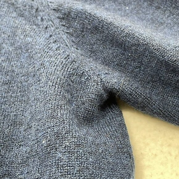 Turnbury Merino Wool Sweater Extra Fine Men 2XT Tall Vneck Preppy Classic Basic - Picture 5 of 10